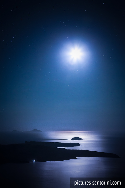 Caldera In The Moonlight