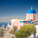 Oia: Colorful Church